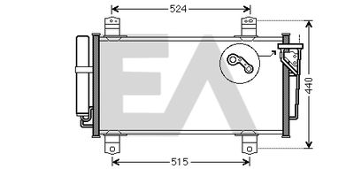 30C52041 EACLIMA Конденсатор, кондиционер