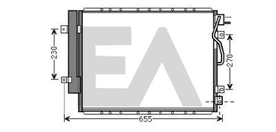 30C36034 EACLIMA Конденсатор, кондиционер