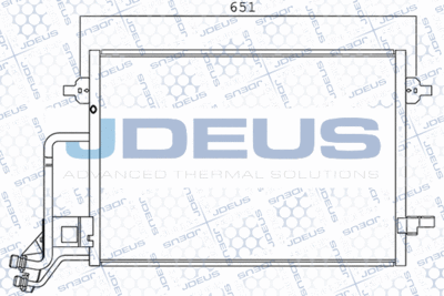 701M02 JDEUS Конденсатор, кондиционер