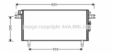 DN5268 AVA QUALITY COOLING Конденсатор, кондиционер