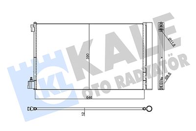 473299 KALE OTO RADYATÖR Конденсатор, кондиционер