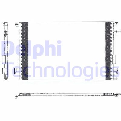 TSP0225463 DELPHI Конденсатор, кондиционер