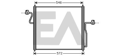 30C22023 EACLIMA Конденсатор, кондиционер