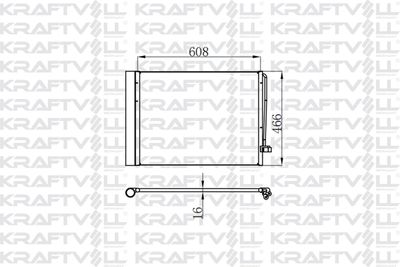 08060081 KRAFTVOLL GERMANY Конденсатор, кондиционер