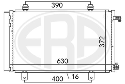 667035 ERA Конденсатор, кондиционер