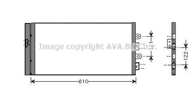 FTA5298D AVA QUALITY COOLING Конденсатор, кондиционер