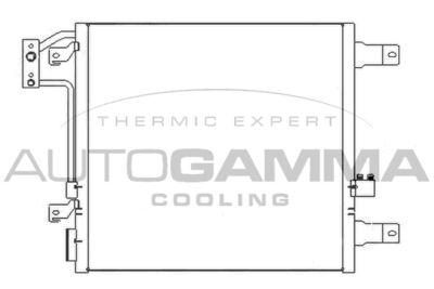 107499 AUTOGAMMA Конденсатор, кондиционер