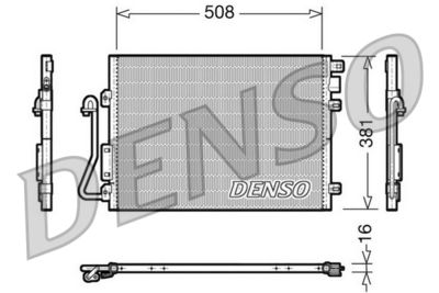 DCN37001 DENSO Конденсатор, кондиционер