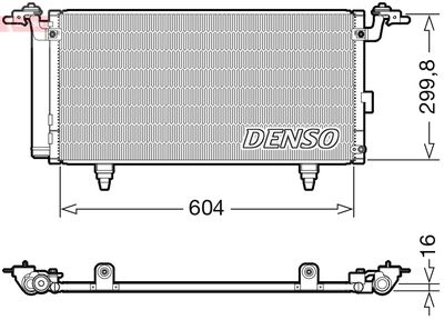 DCN36005 DENSO Конденсатор, кондиционер