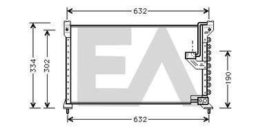 30C26004 EACLIMA Конденсатор, кондиционер