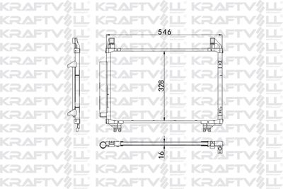 08060189 KRAFTVOLL GERMANY Конденсатор, кондиционер