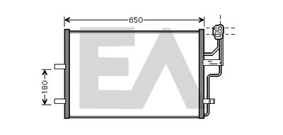 30C52027 EACLIMA Конденсатор, кондиционер