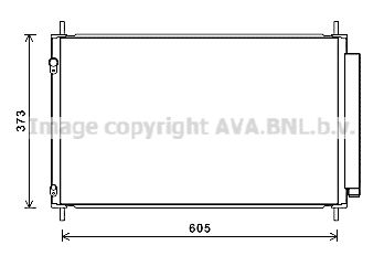 TO5708D AVA QUALITY COOLING Конденсатор, кондиционер