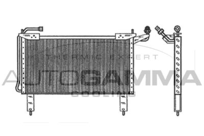 101578 AUTOGAMMA Конденсатор, кондиционер