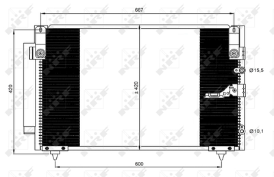 WG2160541 WILMINK GROUP Конденсатор, кондиционер