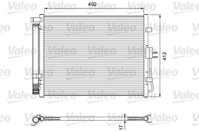 814402 VALEO Конденсатор, кондиционер