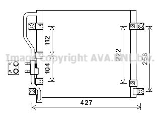 HY5376 AVA QUALITY COOLING Конденсатор, кондиционер