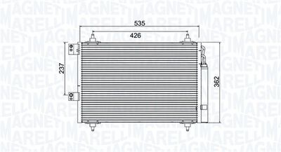 350203936000 MAGNETI MARELLI Конденсатор, кондиционер