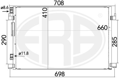667165 ERA Конденсатор, кондиционер