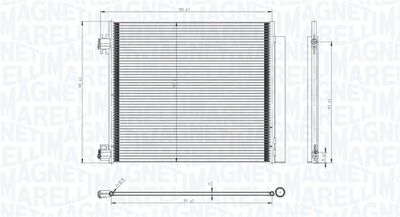 350203832000 MAGNETI MARELLI Конденсатор, кондиционер