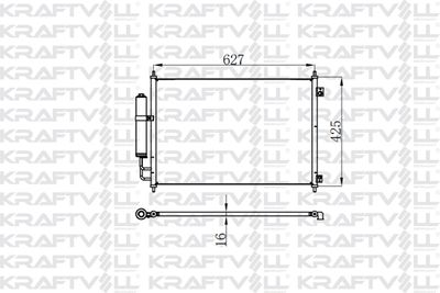 08060028 KRAFTVOLL GERMANY Конденсатор, кондиционер