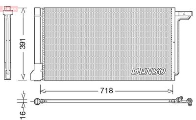 DCN10028 DENSO Конденсатор, кондиционер