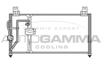 107076 AUTOGAMMA Конденсатор, кондиционер