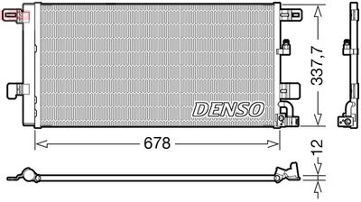 DCN02001 DENSO Конденсатор, кондиционер
