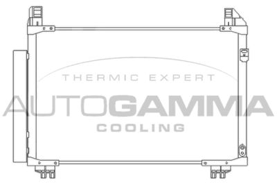 105831 AUTOGAMMA Конденсатор, кондиционер