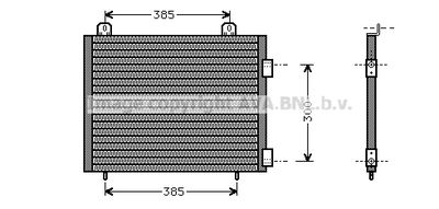 AU5141 AVA QUALITY COOLING Конденсатор, кондиционер