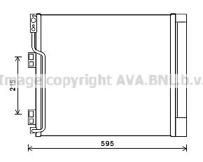 DN5355D AVA QUALITY COOLING Конденсатор, кондиционер