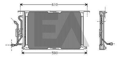 30C22009 EACLIMA Конденсатор, кондиционер