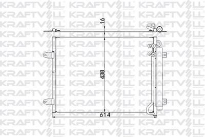 08060135 KRAFTVOLL GERMANY Конденсатор, кондиционер