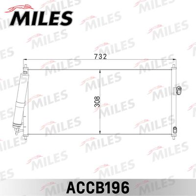 ACCB196 MILES Конденсатор, кондиционер