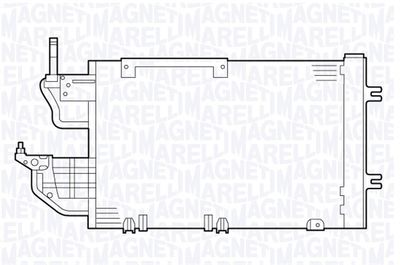 350203635000 MAGNETI MARELLI Конденсатор, кондиционер