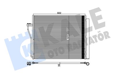 342505 KALE OTO RADYATÖR Конденсатор, кондиционер