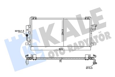 350695 KALE OTO RADYATÖR Конденсатор, кондиционер