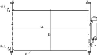 619524 HART Конденсатор, кондиционер