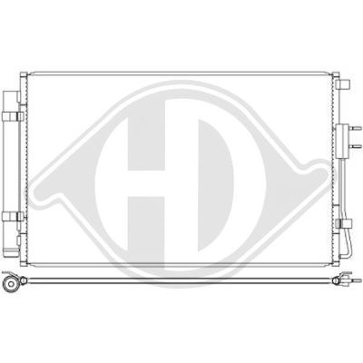 DCC1922 DIEDERICHS Конденсатор, кондиционер