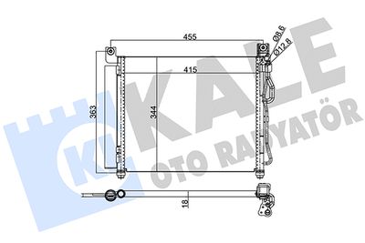 391500 KALE OTO RADYATÖR Конденсатор, кондиционер