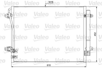 814039 VALEO Конденсатор, кондиционер