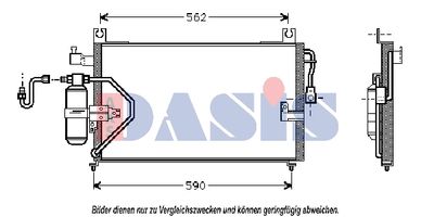 362220N AKS DASIS Конденсатор, кондиционер