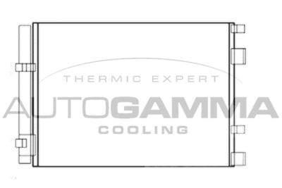 105978 AUTOGAMMA Конденсатор, кондиционер