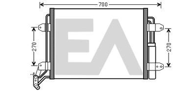 30C77026 EACLIMA Конденсатор, кондиционер