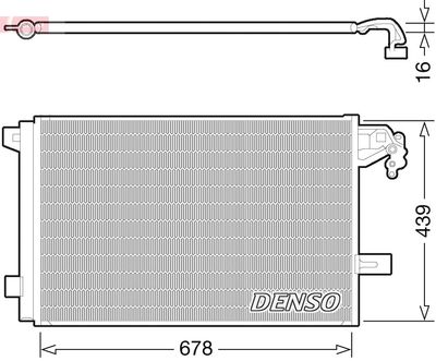 DCN32063 DENSO Конденсатор, кондиционер