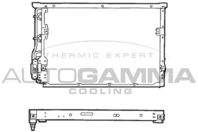 101571 AUTOGAMMA Конденсатор, кондиционер