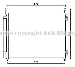 RTA5466D AVA QUALITY COOLING Конденсатор, кондиционер