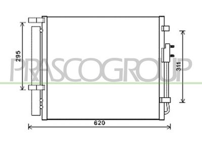 HN818C001 PRASCO Конденсатор, кондиционер