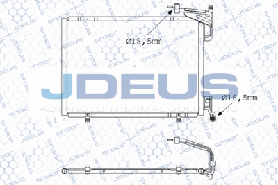 M7121290 JDEUS Конденсатор, кондиционер