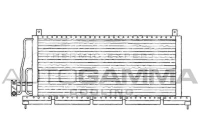 101708 AUTOGAMMA Конденсатор, кондиционер